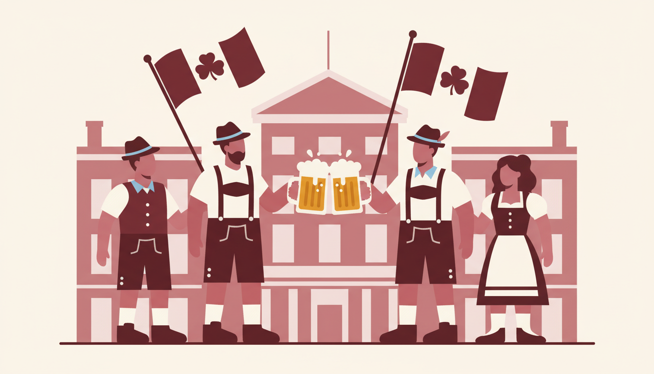 Oktoberfest Dublin Flaggen: Dekoration & Drucke für dein Event