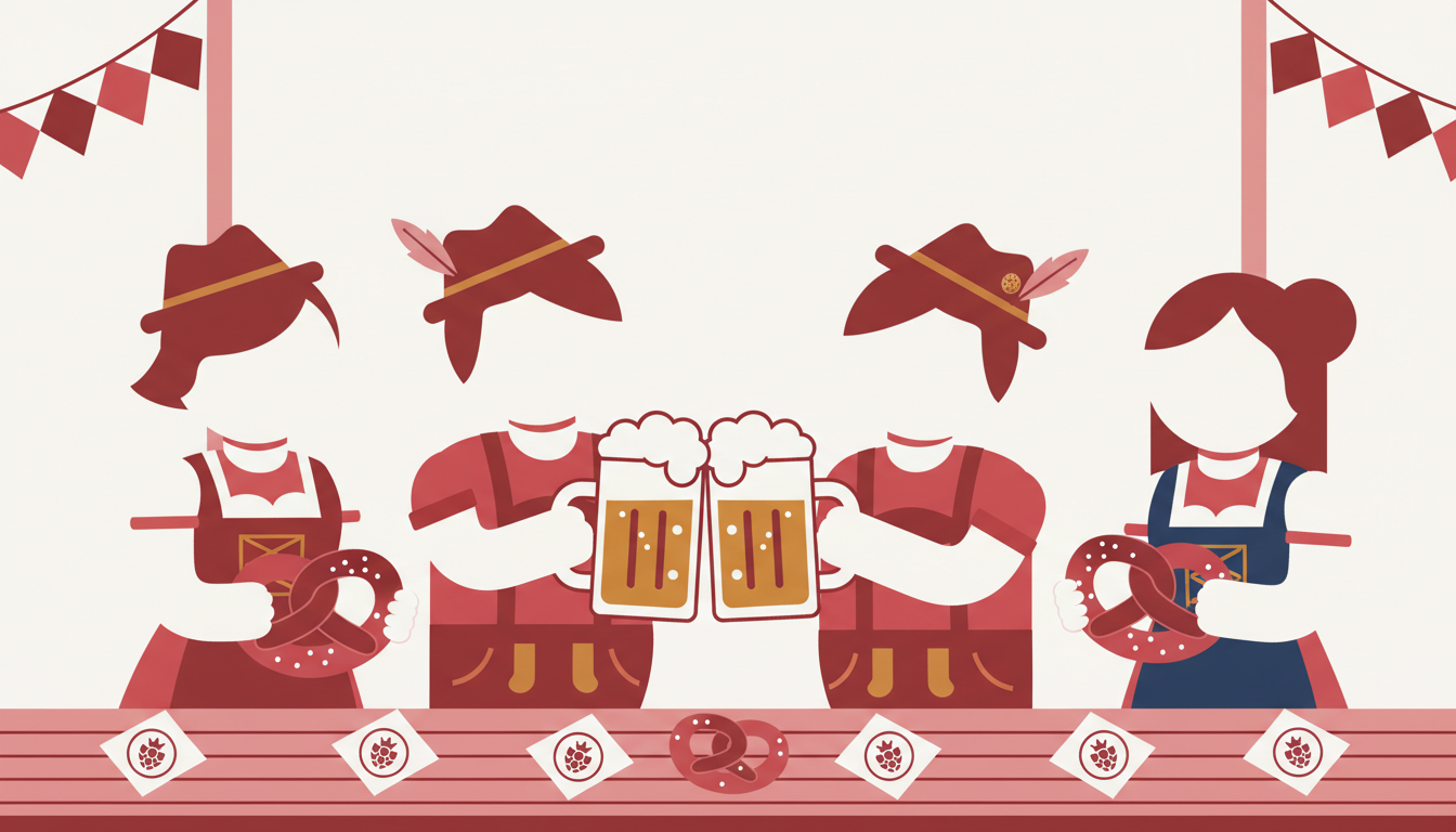 Oktoberfest Dublin: Servietten bedrucken für Gastronomie & Event