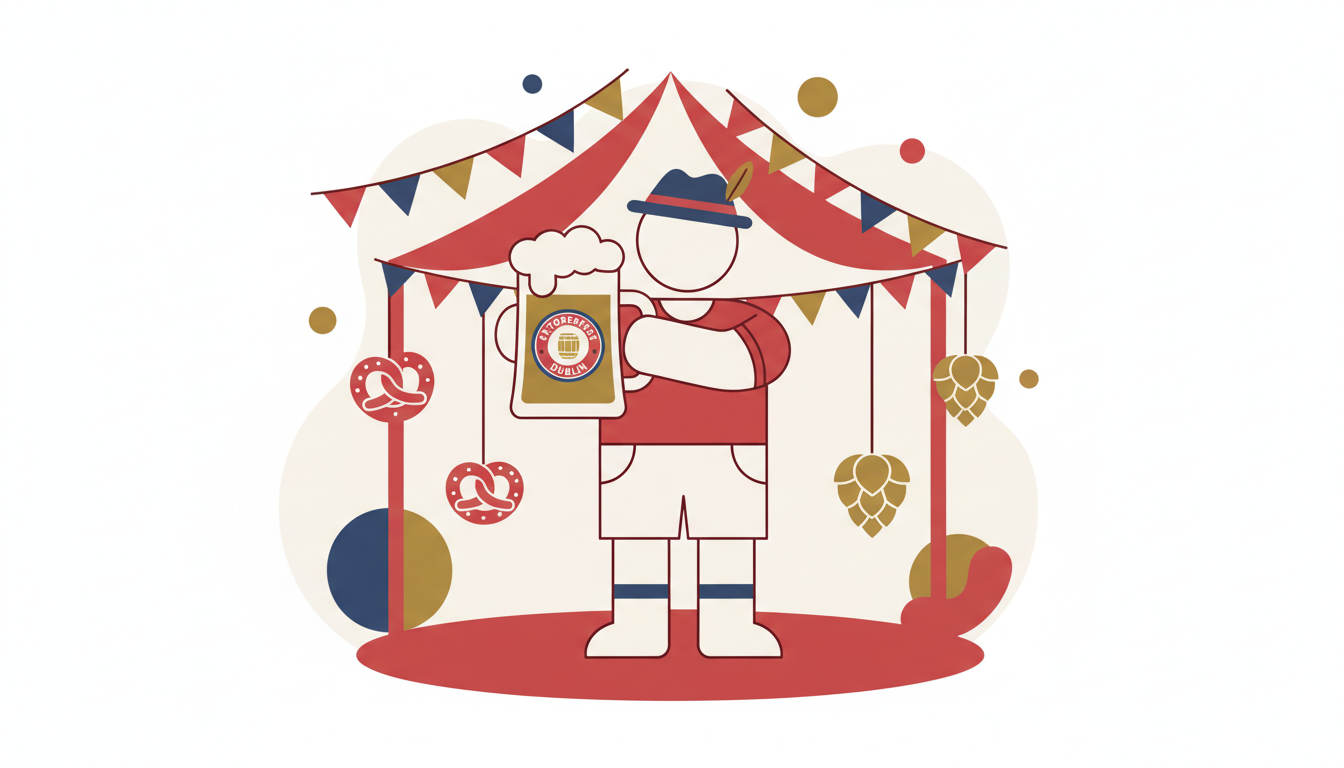 Oktoberfest Dublin Tassen bedrucken: Dein Branding-Booster!